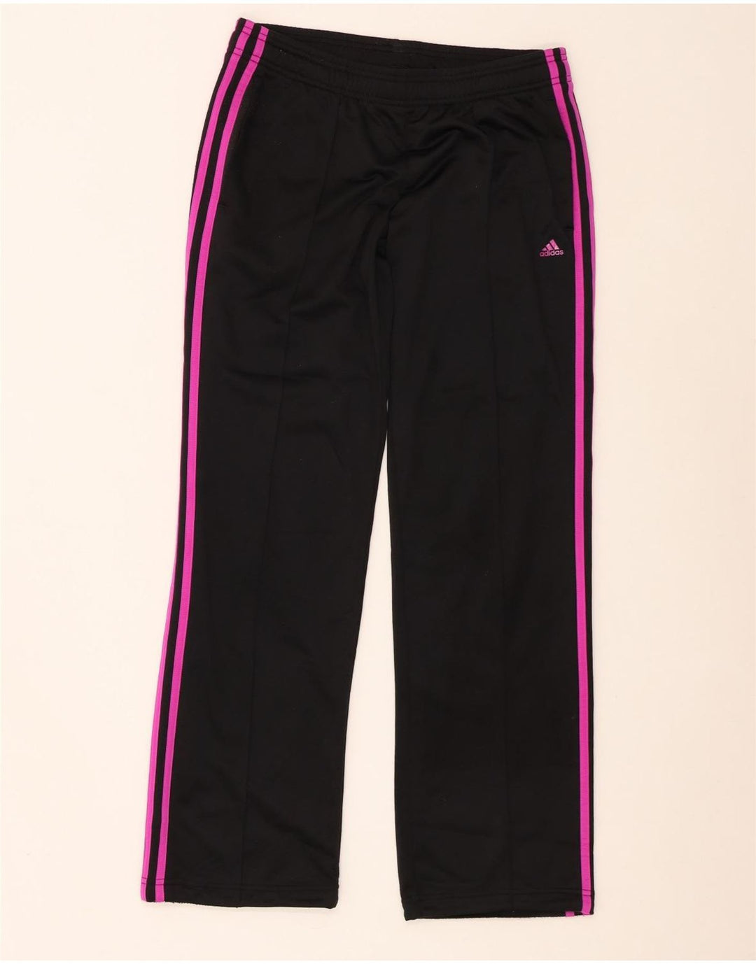 Pantaloni da tuta da donna Adidas UK 8/10 Small Nero Poliestere