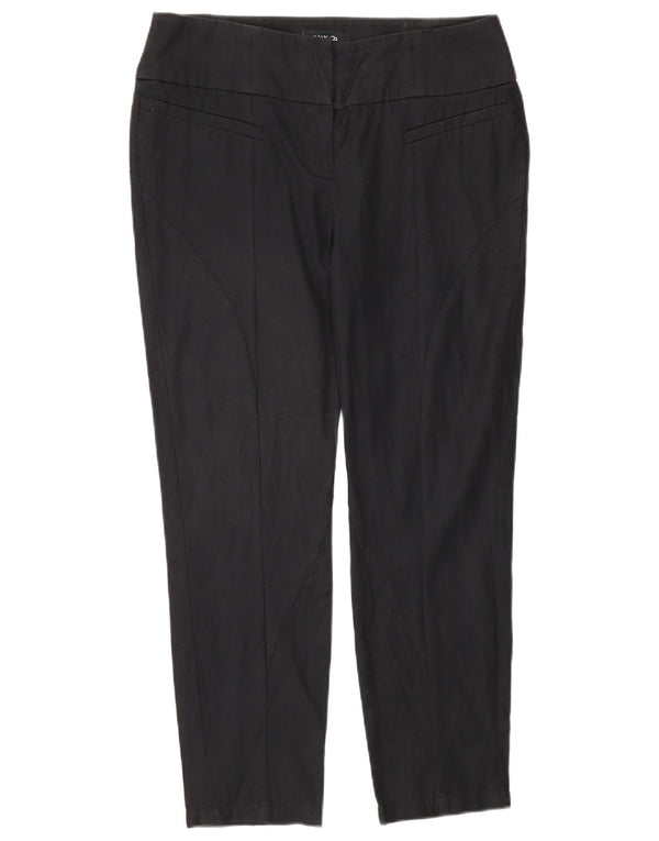 Pantaloni chino skinny da donna Max & Co. UK 12 medi W30 L27 cotone nero