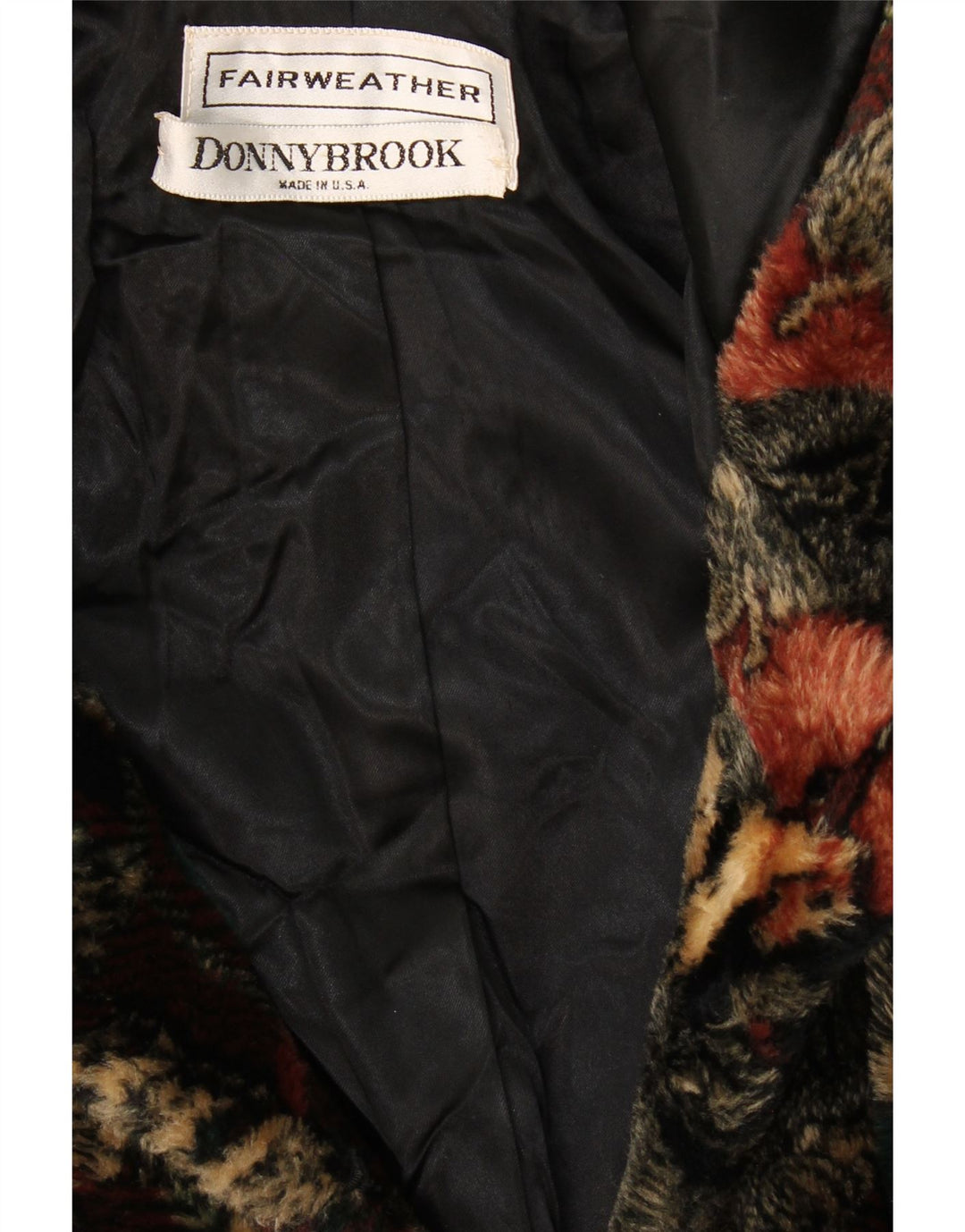 Montgomery con cappuccio da donna Donnybrook UK 12 medio a quadri multicolore