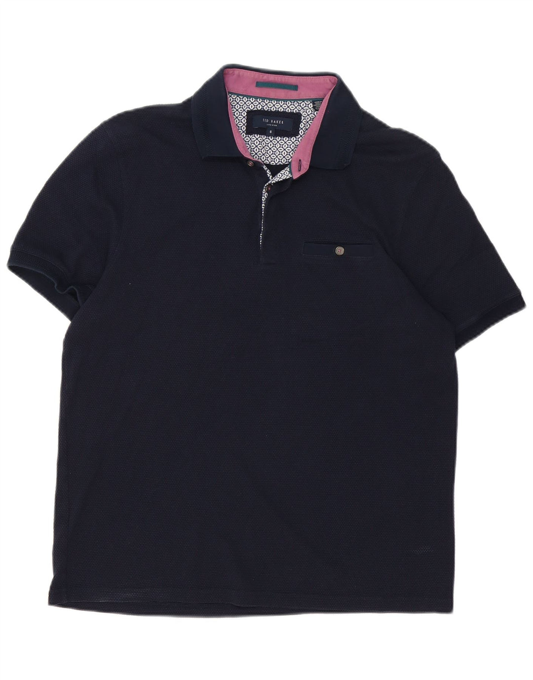 Polo da uomo Ted Baker taglia 5 XL blu navy
