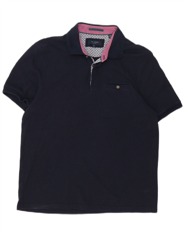 Polo da uomo Ted Baker taglia 5 XL blu navy