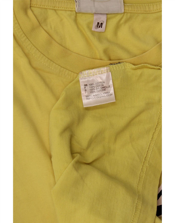 Canotta grafica ASICS da uomo, cotone giallo medio