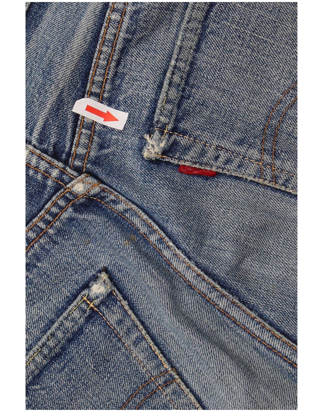 Pantaloncini di jeans da donna Levi's W28 Blu medio
