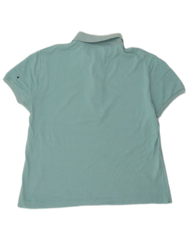 Lacoste Mens Polo Shirt Size 5 Large Blue Cotton