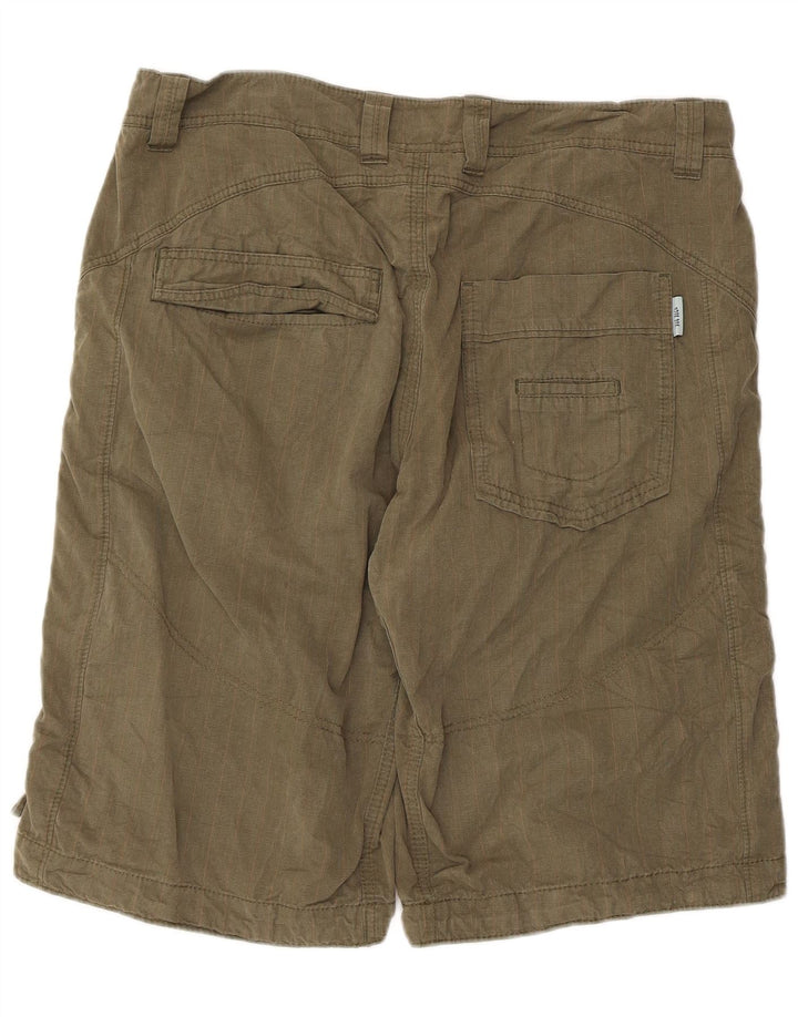 Pantaloncini cargo da uomo Fat Face W38 XL cotone kaki