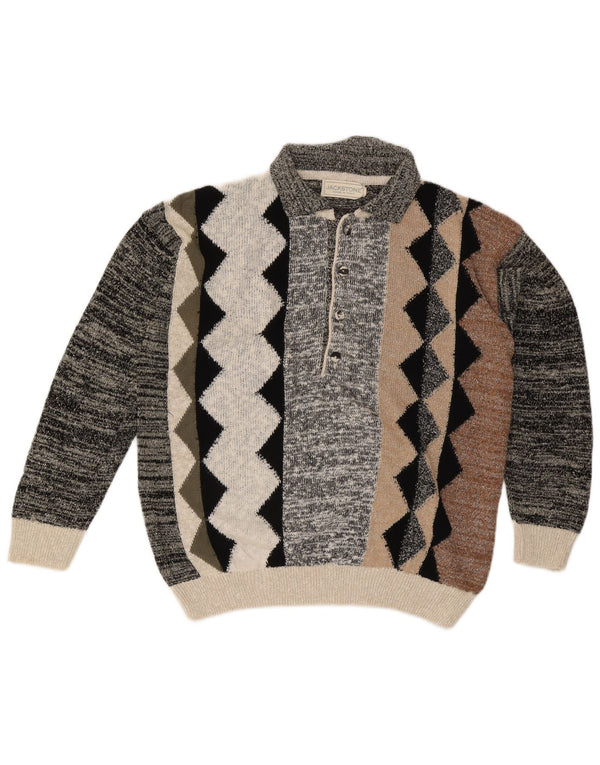 Maglione da uomo con collo alto Jack Stone IT 50 medio multicolore