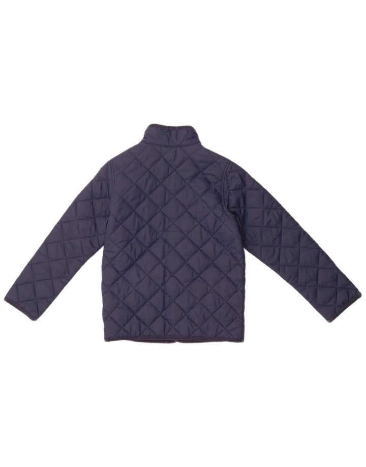 Giacca trapuntata da donna Benetton UK 10 Small Blu Navy