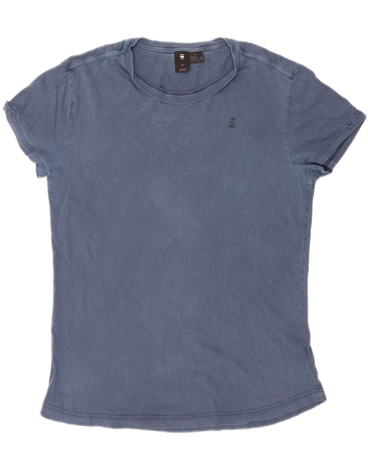 T-shirt da uomo G-Star Top in cotone blu medio
