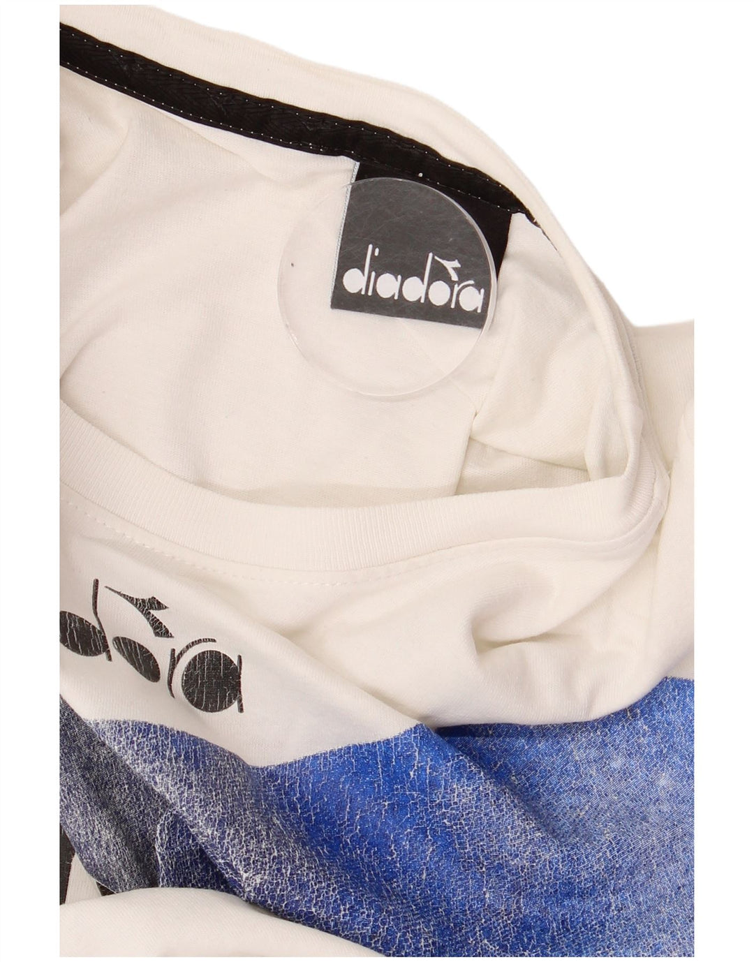 T-shirt grafica da uomo Diadora Top Small bianca