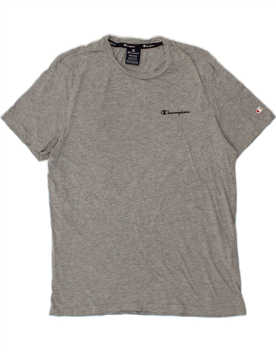 CHAMPION Mens T-Shirt Top Medium Grey Cotton Vintage Champion and Second-Hand Champion from Messina Hembry 