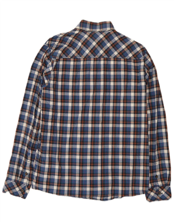 Camicia da uomo Carhartt in cotone a quadri blu medio