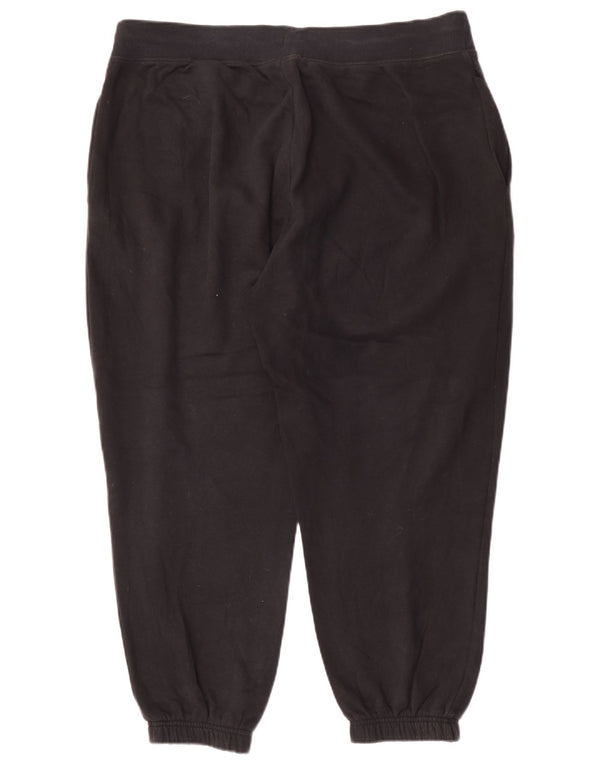 Marks & Spencer Womens Crop Tracksuit Trousers Joggers UK 18 XL Black
