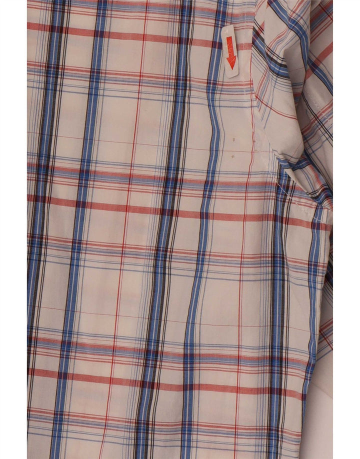 Camicia Timberland da uomo vestibilità regolare in cotone a quadri bianco medio