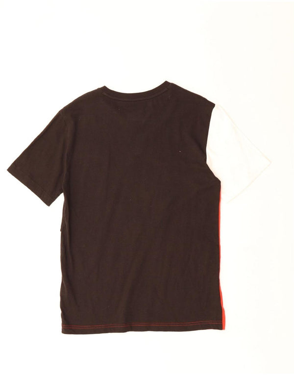 PUMA T-shirt da donna Top UK 14 Large in cotone color block multicolore