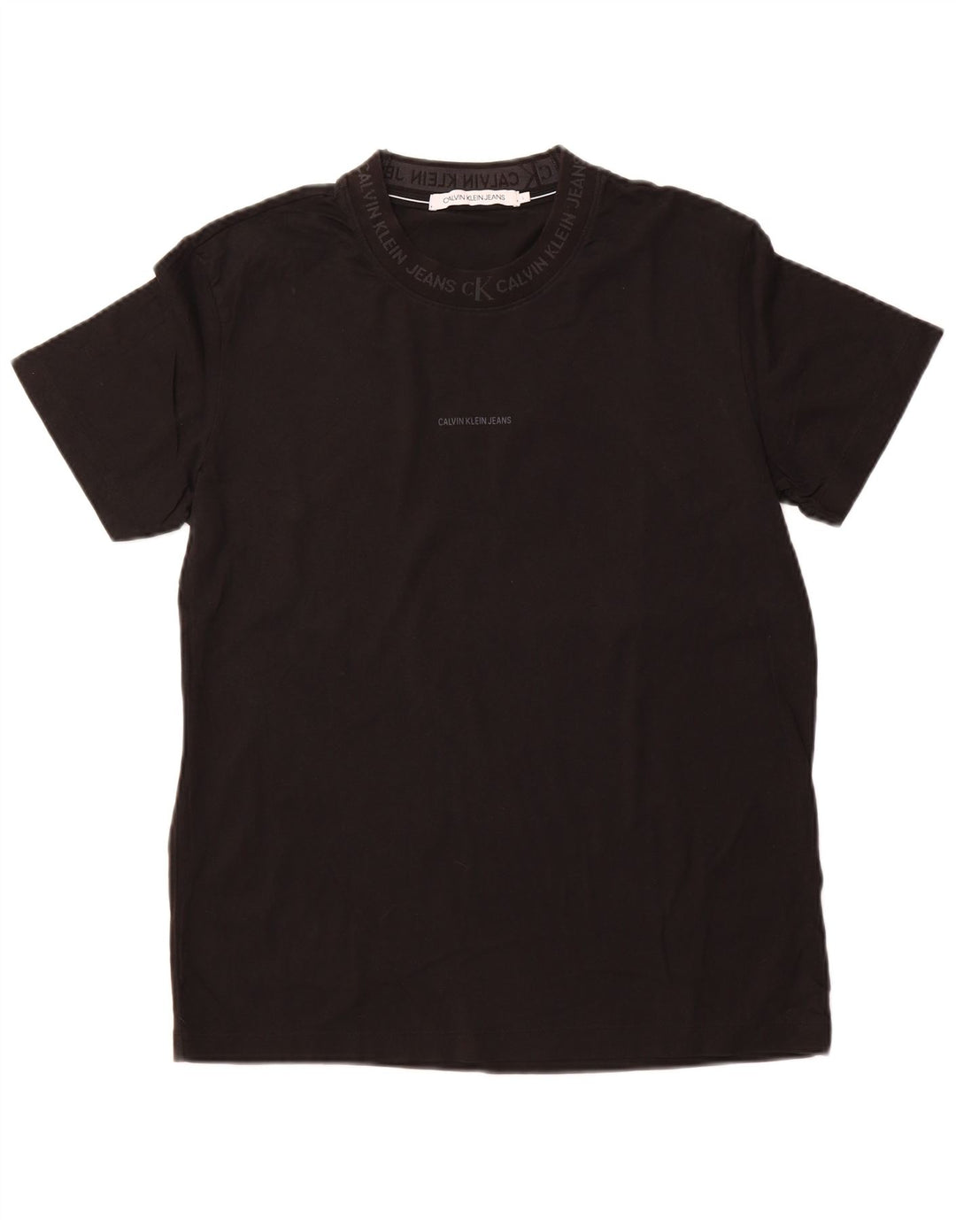 CALVIN KLEIN JEANS T-shirt grafica da uomo grande nera