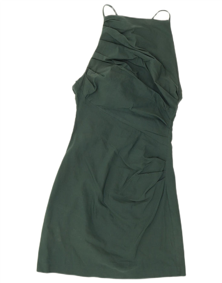 Vestito aderente da donna Zara UK 8 piccolo verde