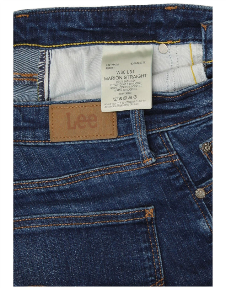 Jeans dritti Marion da donna LEE W30 L31 cotone blu