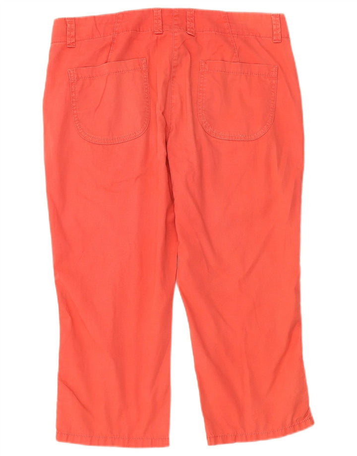 Pantaloni Capri da donna Marks & Spencer UK 12 medi W32 cotone rosa