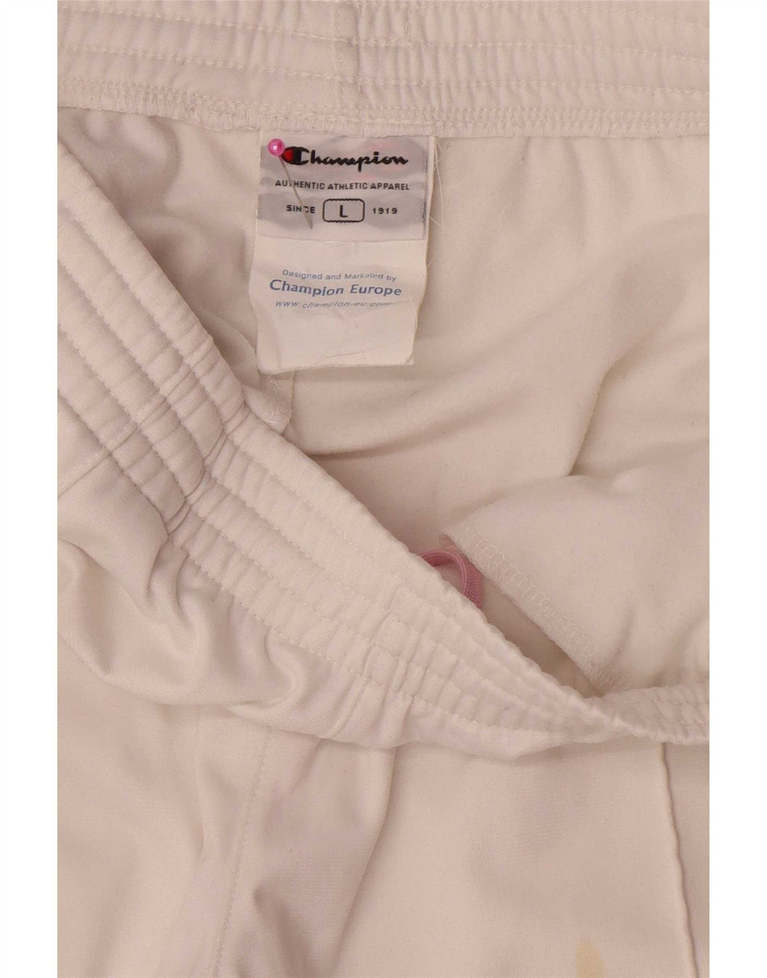 Pantaloni da tuta da donna Champion UK 14 Large Bianco Poliestere