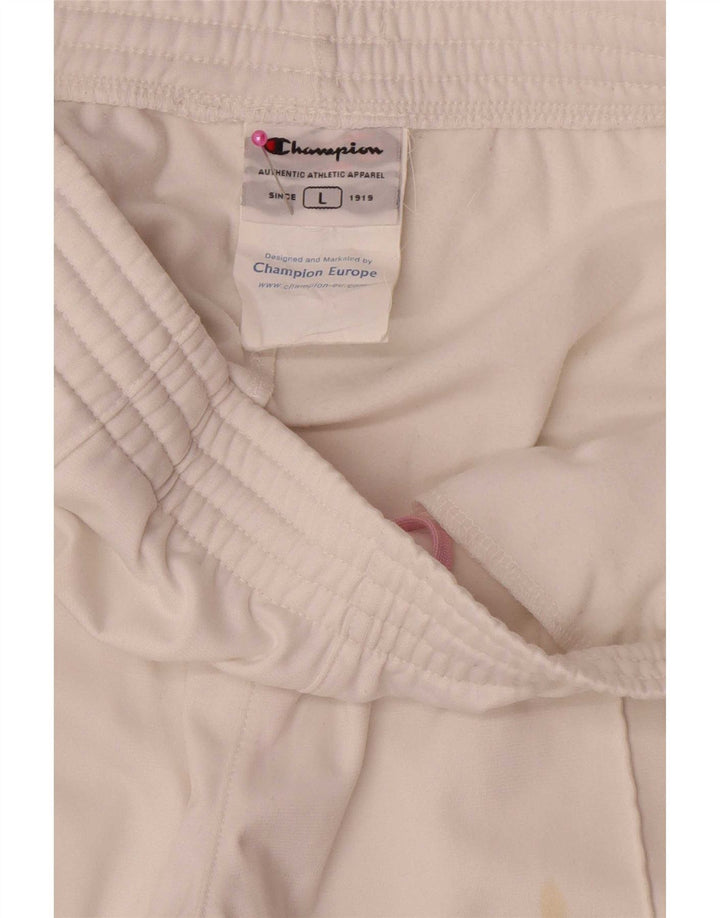 Pantaloni da tuta da donna Champion UK 14 Large Bianco Poliestere