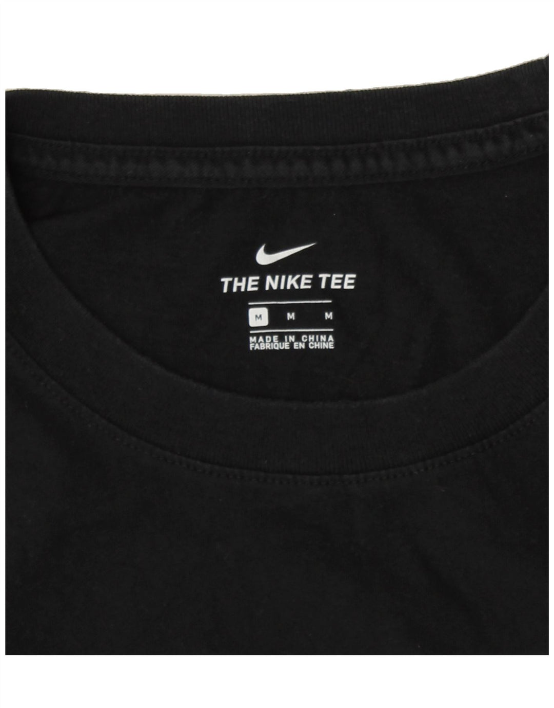 NIKE Womens Graphic T-Shirt Top UK 14 Medium Black Cotton Vintage Nike and Second-Hand Nike from Messina Hembry 