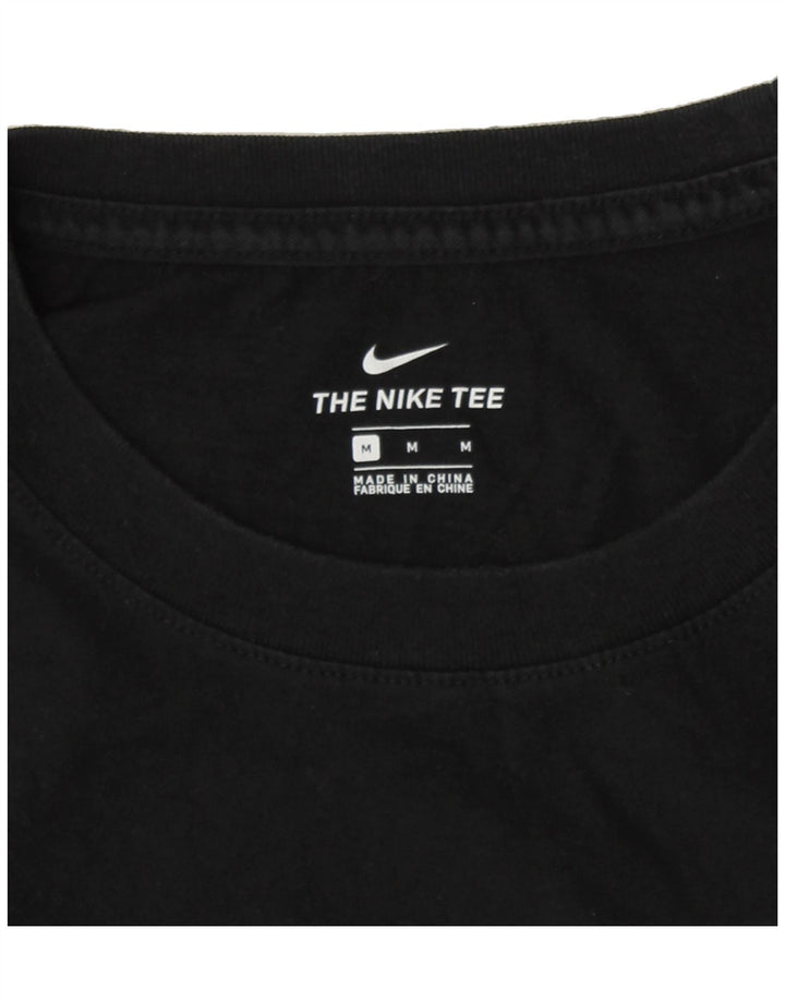 NIKE Womens Graphic T-Shirt Top UK 14 Medium Black Cotton Vintage Nike and Second-Hand Nike from Messina Hembry 