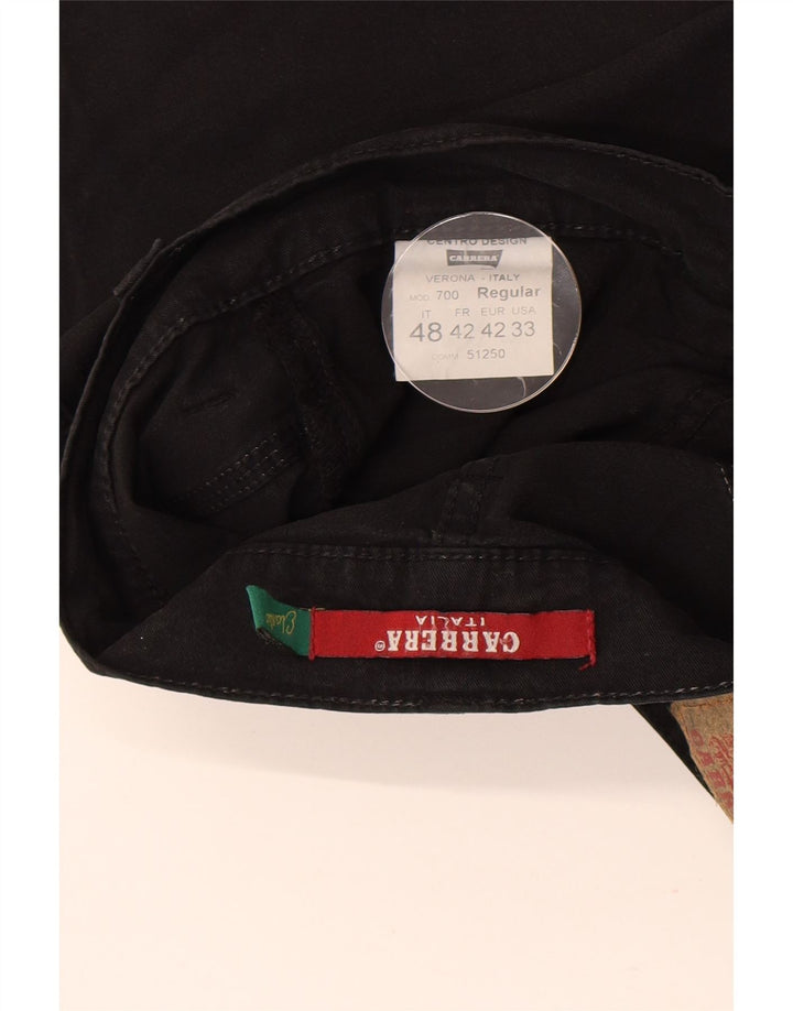 Pantaloncini casual da uomo Carrera IT 48 medio W30 cotone nero