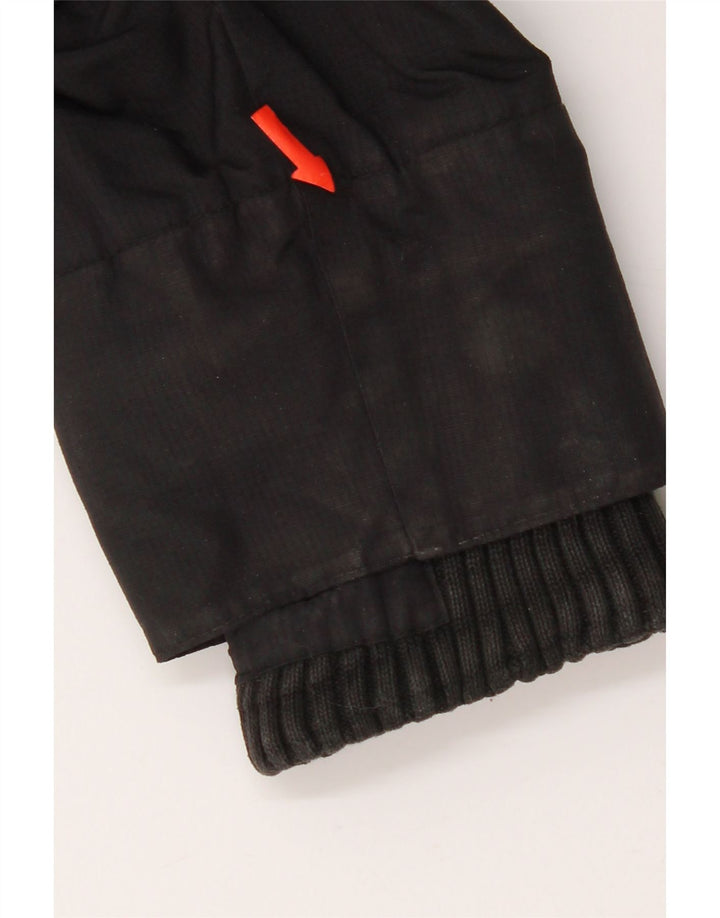 Giacca a vento con cappuccio grafica da uomo Superdry UK 38 nylon nero medio