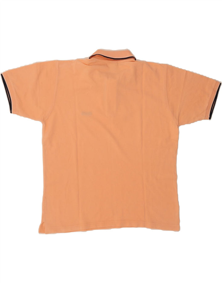 SPALDING Mens Polo Shirt Large Orange Cotton Vintage Spalding and Second-Hand Spalding from Messina Hembry 