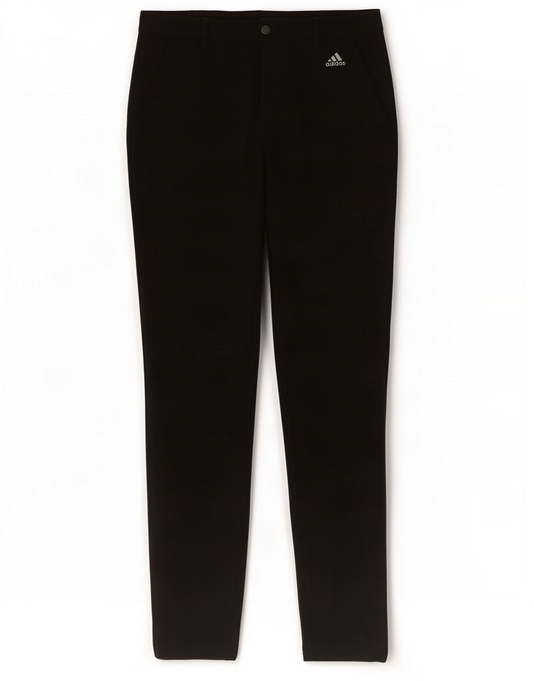 Pantaloni chino slim da uomo Adidas W32 L34 poliestere nero