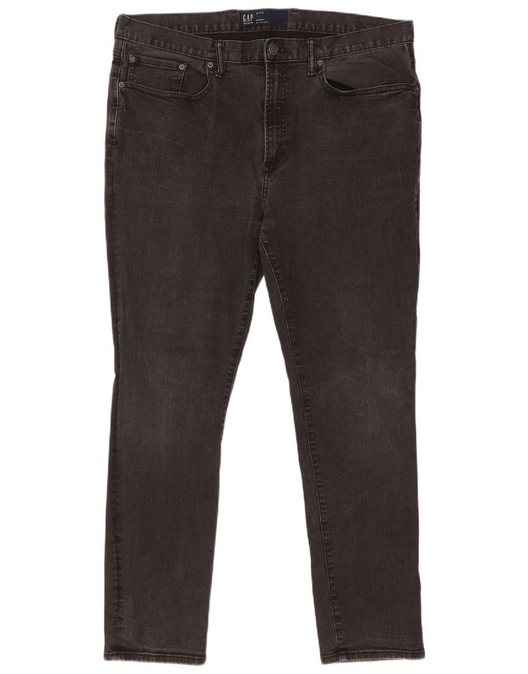 Jeans skinny da uomo Gap W36 L30 cotone grigio