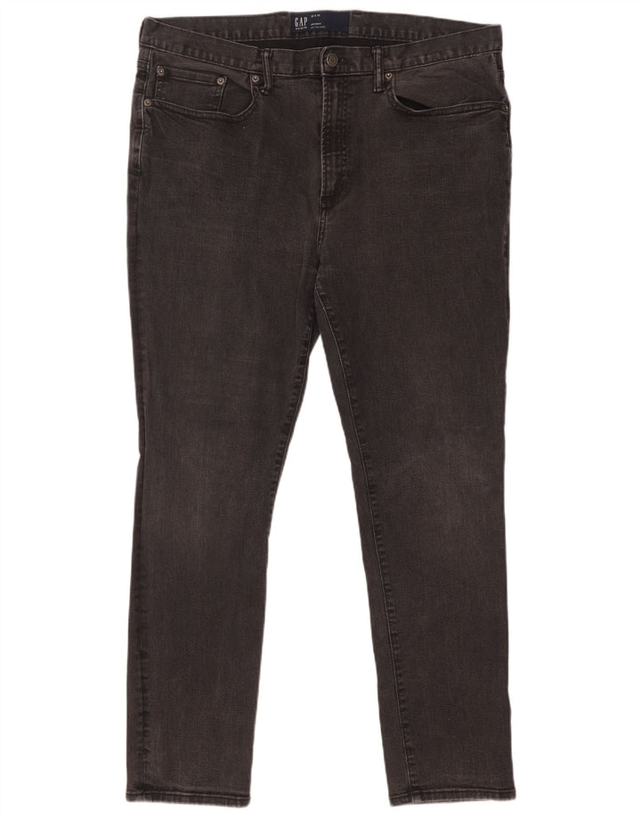 Jeans skinny da uomo Gap W36 L30 cotone grigio