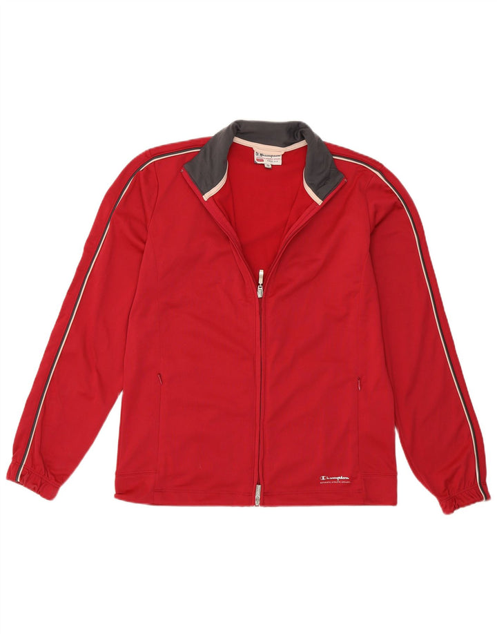 Giacca sportiva Champion da donna Easy Fit, taglia UK 10, piccola, rossa, in poliestere