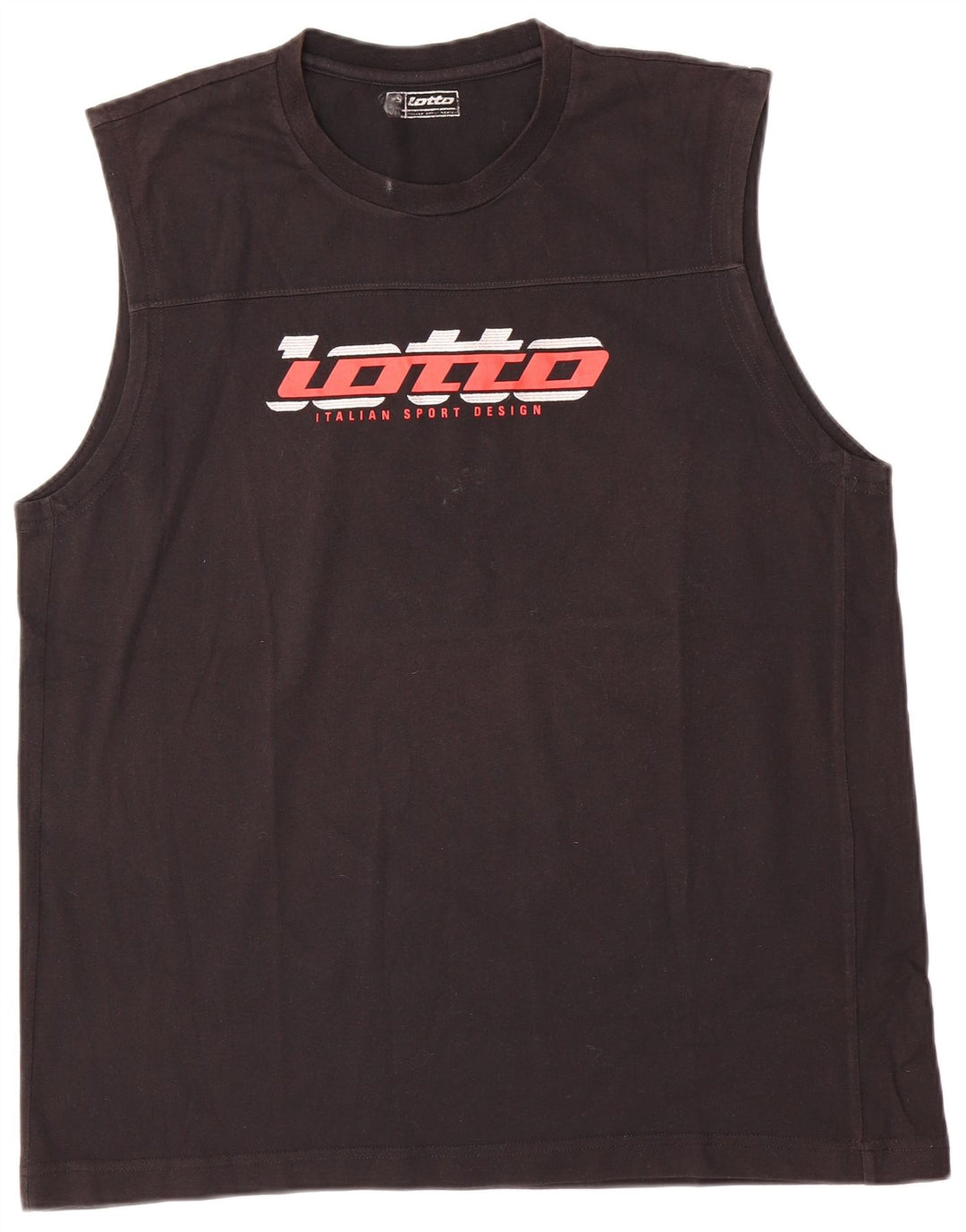 T-shirt grafica da uomo Lotto Top 2XL Nera