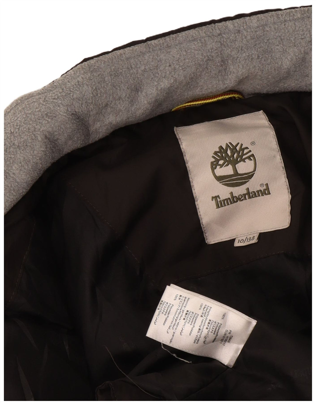 Giacca imbottita da bambino Timberland 9-10 anni in poliestere nero