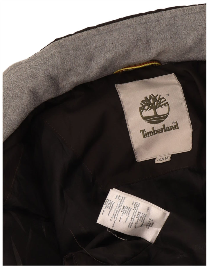 Giacca imbottita da bambino Timberland 9-10 anni in poliestere nero