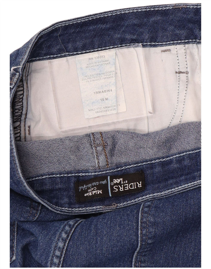 Jeans Lee Riders da donna a vita media Capri US 10 Large W32 L21 Cotone blu