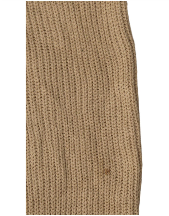 Maglione cardigan aperto oversize da donna con linea lunga oversize Topshop UK 14 Beige medio