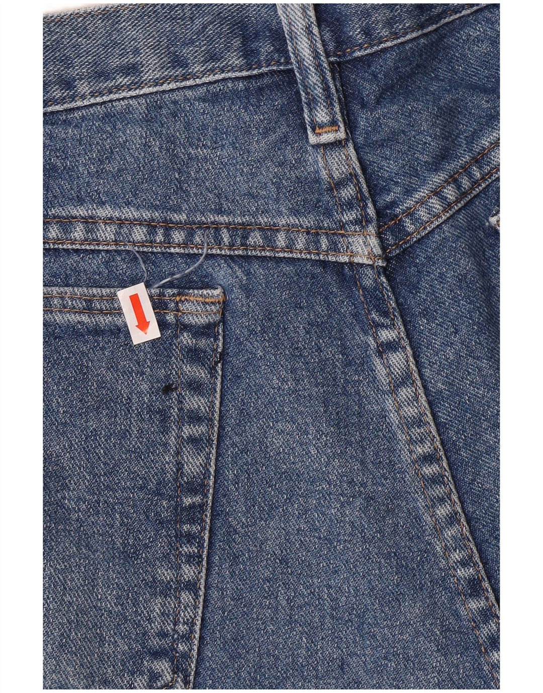 Pantaloncini di jeans denim da donna Wrangler W34 grande cotone blu