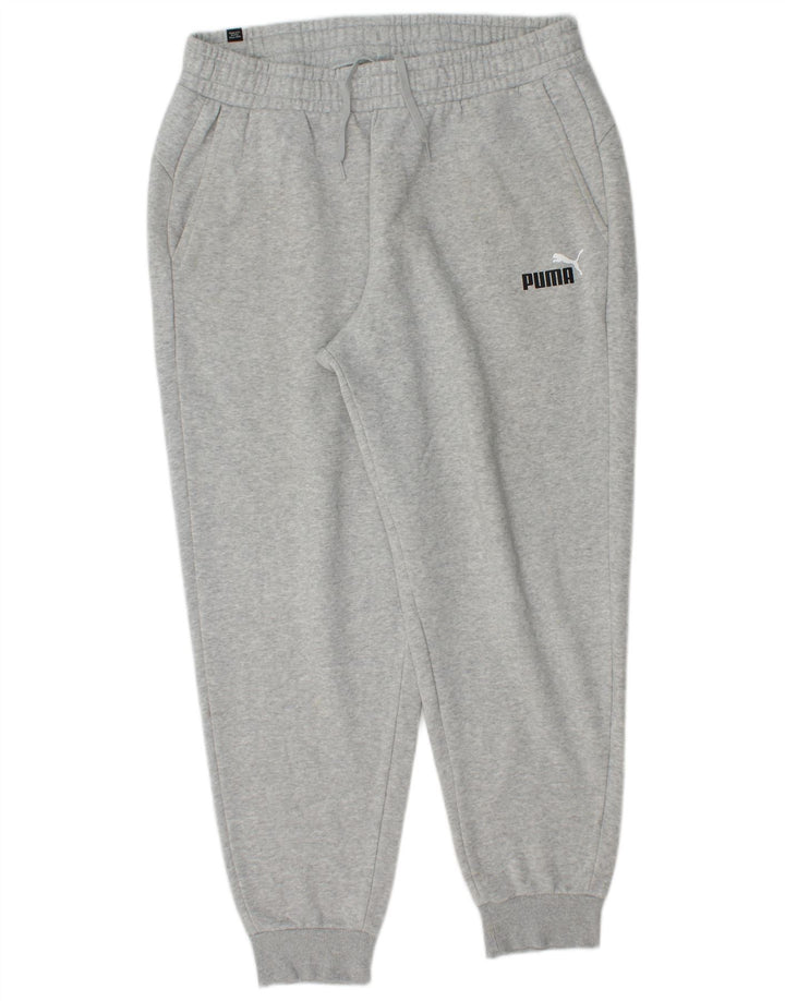 Pantaloni da tuta da uomo PUMA Joggers XL in cotone grigio