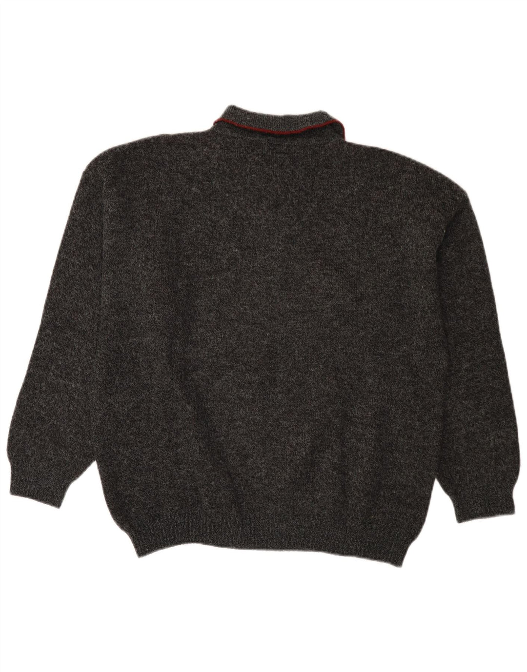 Nordica Maglione da uomo con collo alto IT 50 Lana color block grigio medio