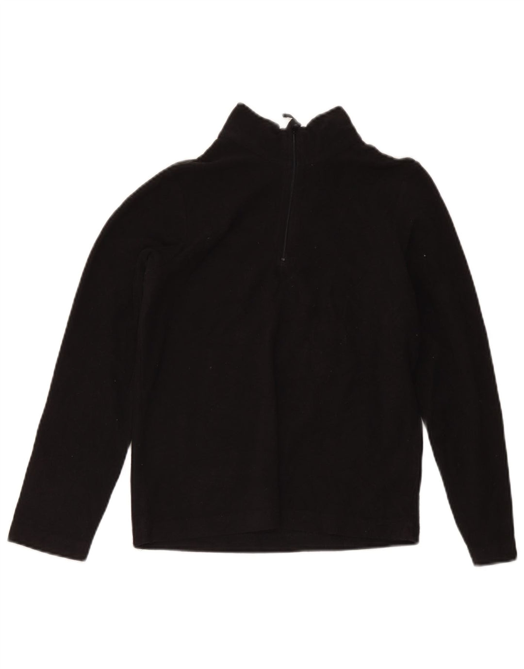 Maglione in pile da ragazzo con zip e collo Mountain Warehouse 11-12 anni in poliestere nero