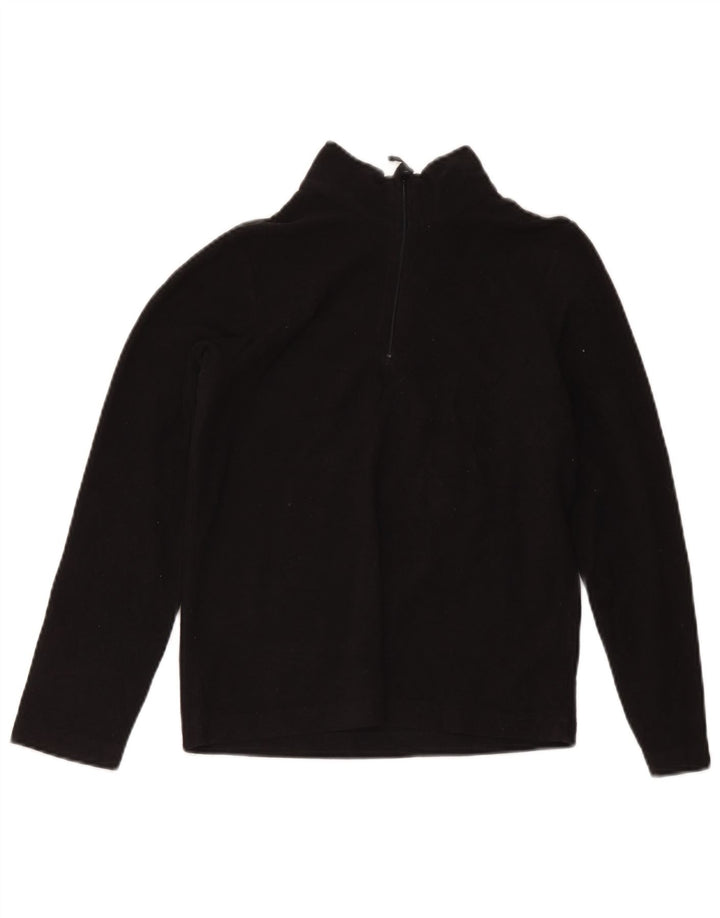 Maglione in pile da ragazzo con zip e collo Mountain Warehouse 11-12 anni in poliestere nero