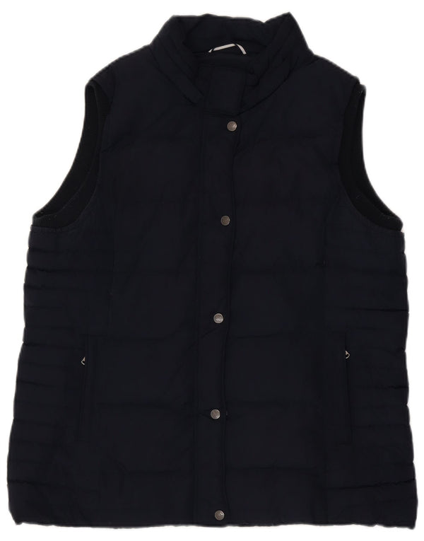 Crew Clothing Gilet regolare da donna UK 16 Grande poliestere blu navy