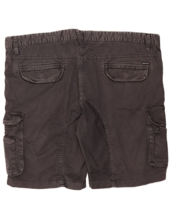 Pantaloncini cargo da uomo Brugi IT 58 4XL W42 Grigi