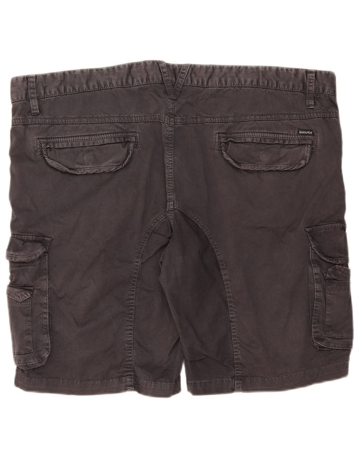 Pantaloncini cargo da uomo Brugi IT 58 4XL W42 Grigi