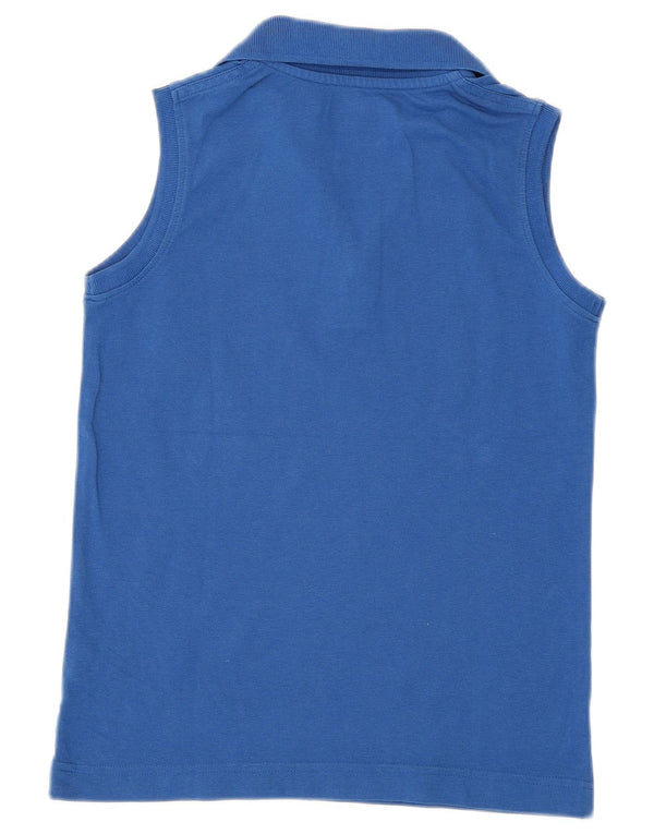 Polo senza maniche da donna Kappa UK 10 Small Blu Cotone