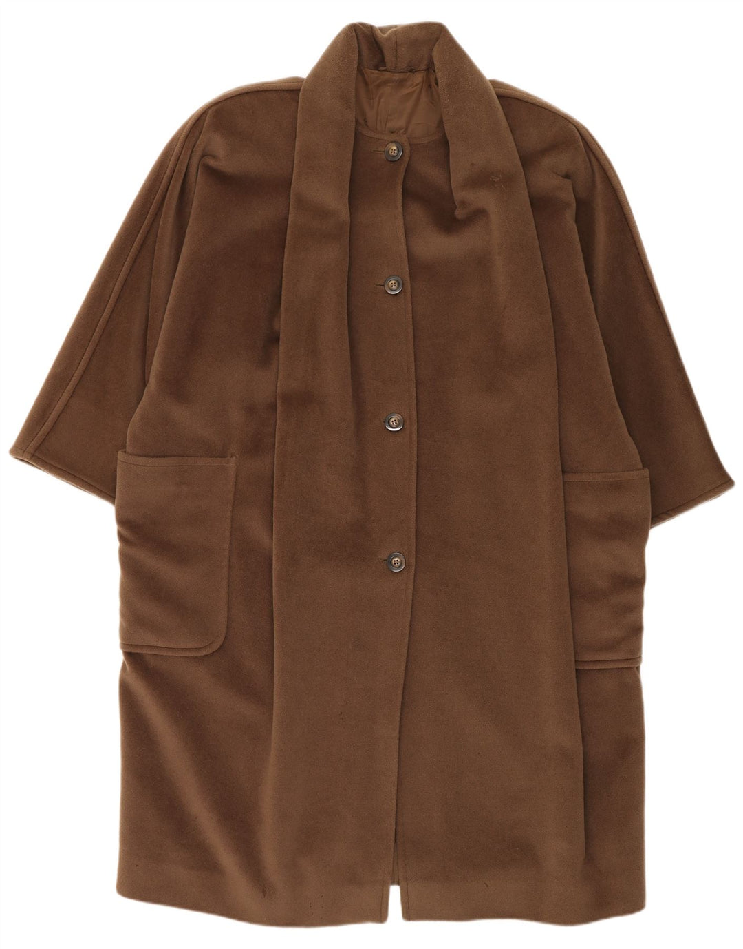 Cappotto oversize da donna Max Mara UK 12 Lana marrone medio
