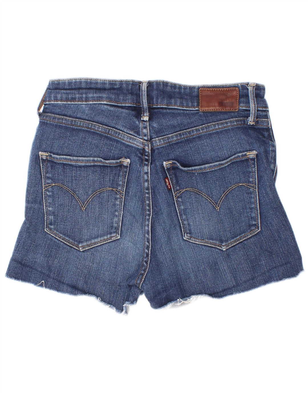 Pantaloncini di jeans da donna Levi's W25 XS in cotone blu