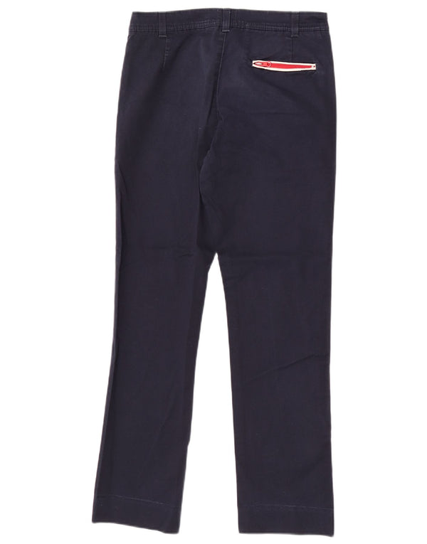 Pantaloni chino dritti da bambino Fay 13-14 anni W27 L28 cotone blu navy